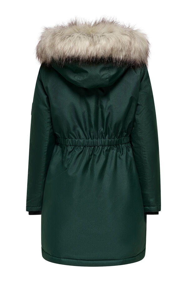 Only Maternity Maternity hood parka blue