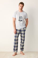 Penti Men's long pyjamas set printed