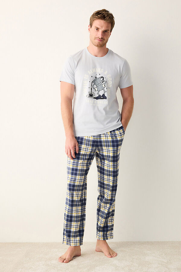 Penti Men's long pyjamas set printed