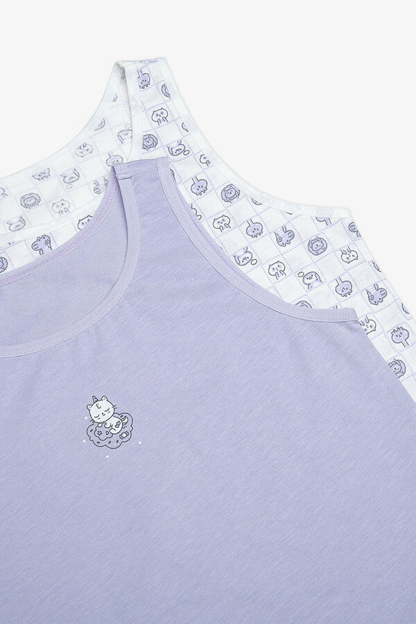 Penti Top para crian&ccedil;a (2 unidades) estampado