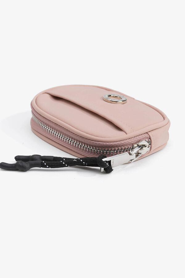 Vilanova Rounded Nylon Purse pink