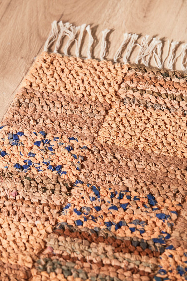 Womensecret Tanneri terracotta cotton and fabric rug imprimé