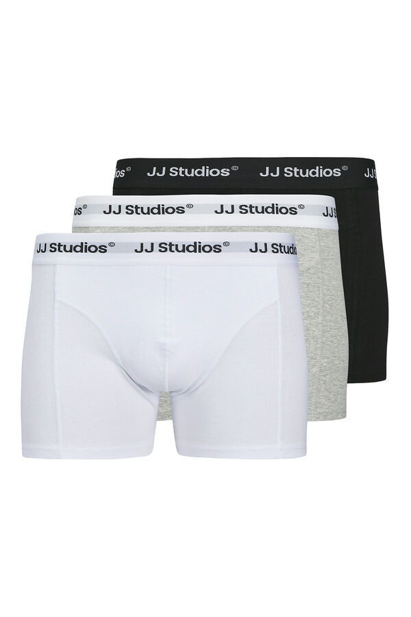 Jack & Jones Pack 3 Boxer blanco