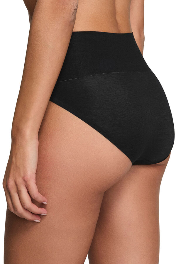 Spanx Braga alta moldeadora invisible algod&oacute;n negro