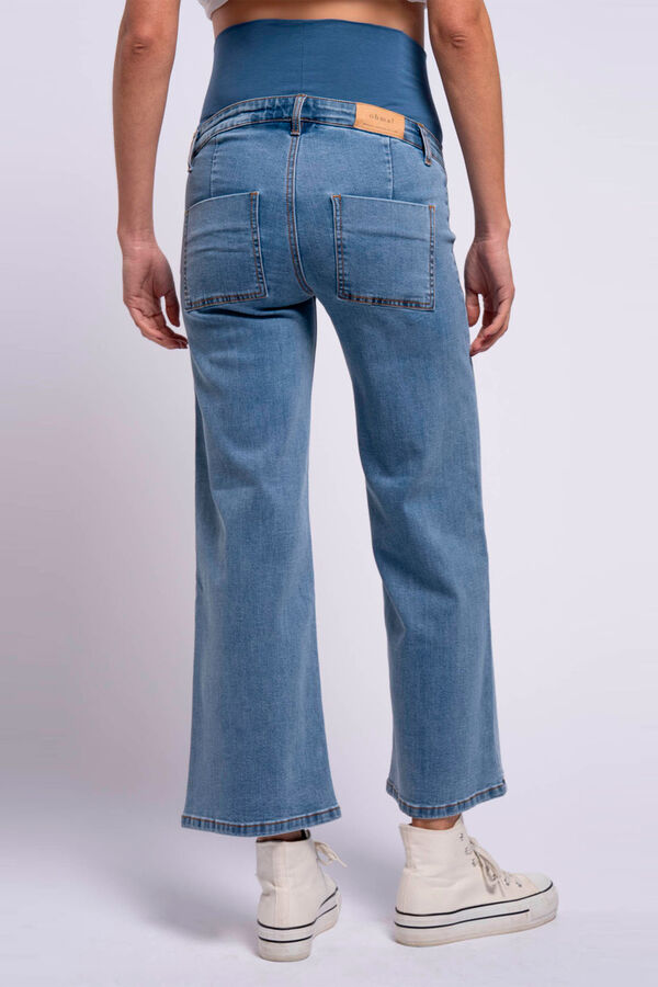 Womensecret Umstands-Jeans Culotte Blau