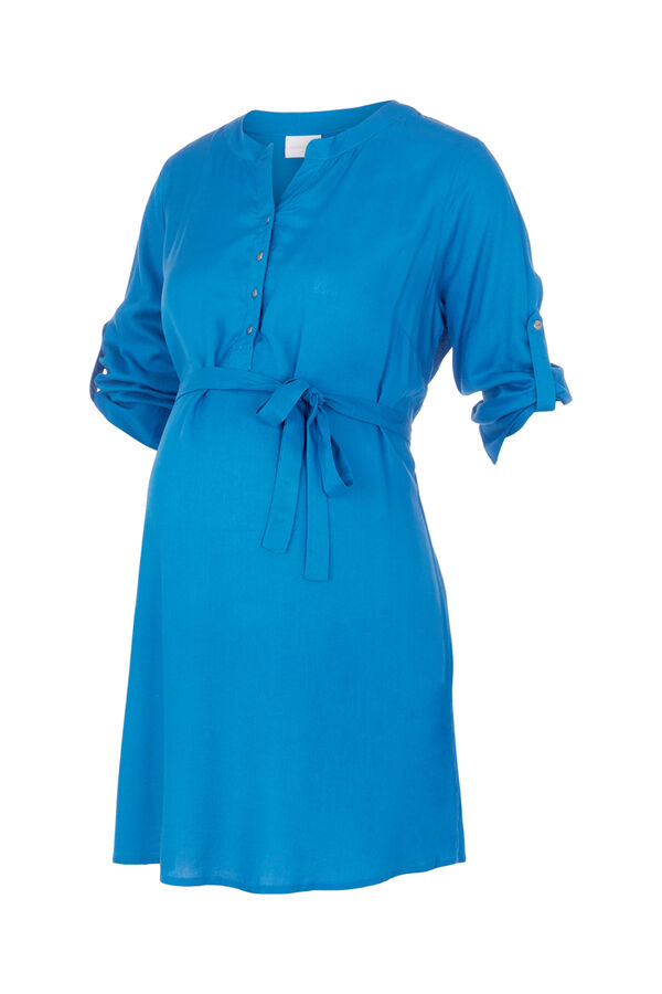 Womensecret Vestido curto maternity e amamentação azul