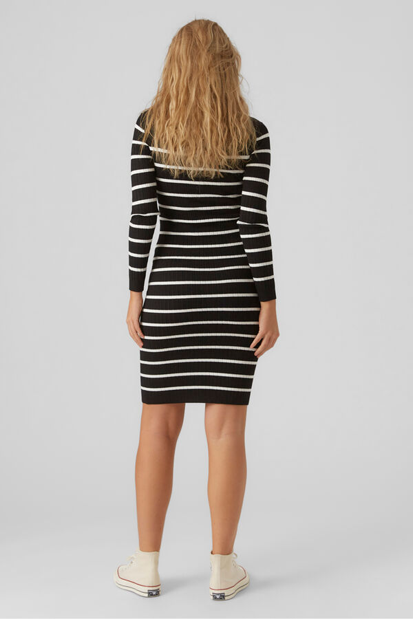 Mamalicious Maternity and breastfeeding jersey-knit dress black