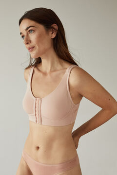 Womensecret NATURAL Post-Surgery bra with fasteners pink