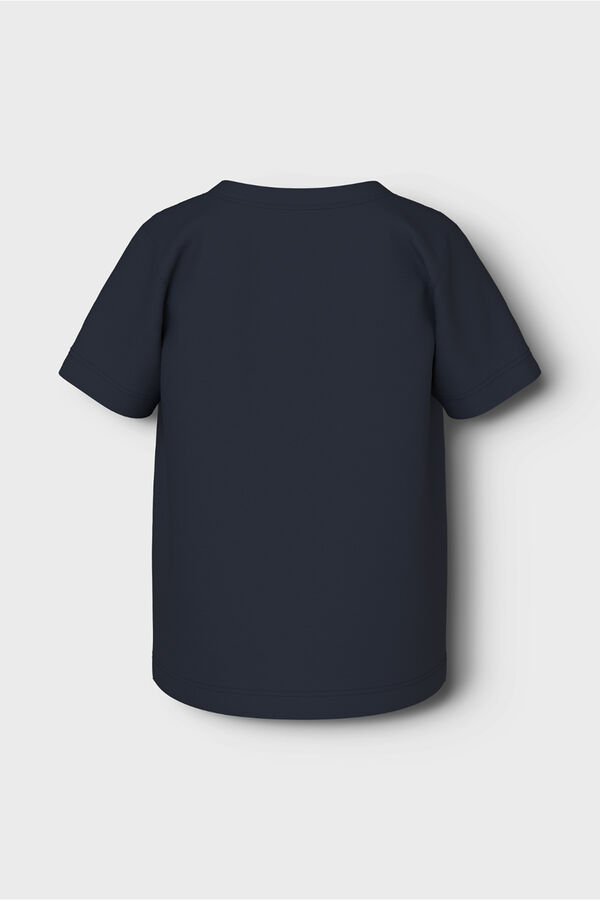 Womensecret Jungen-T-Shirt mit lustigem Print Blau