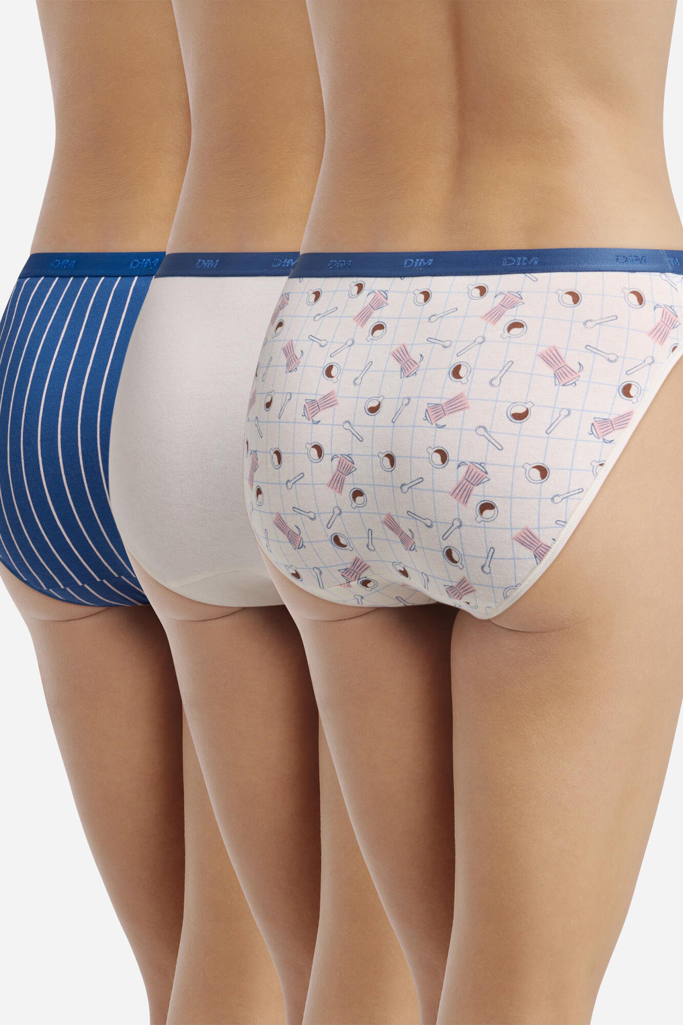 DIM Pack de 3 slips DIM Pockets Coton