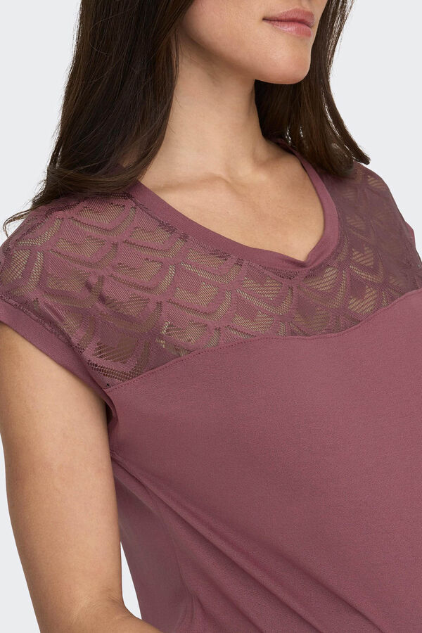 Womensecret Short-sleeved maternity T-shirt rose