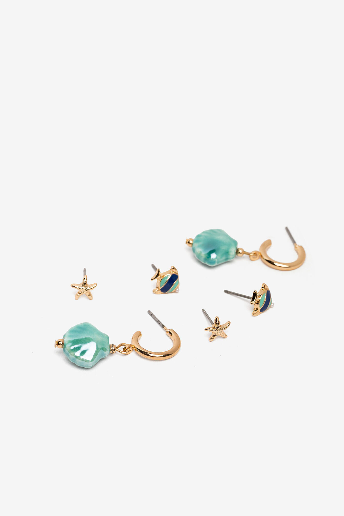 Vilanova Set de pendientes dorados
