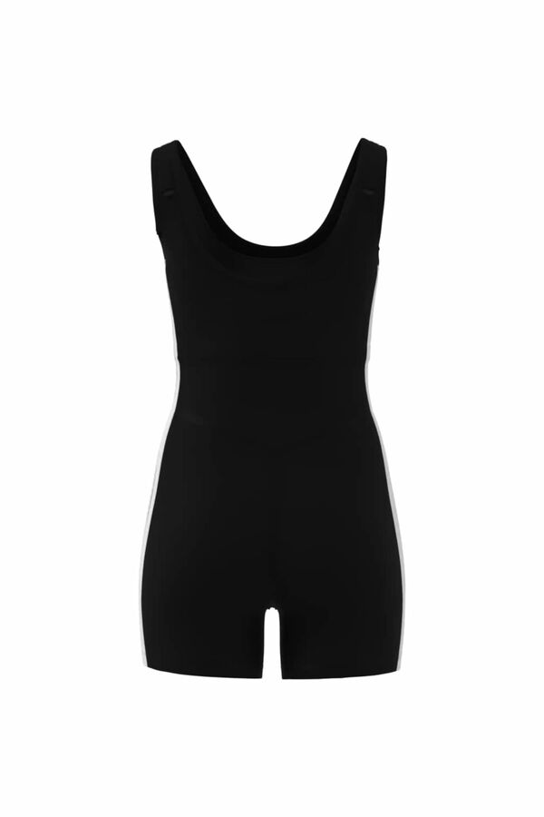 Adidas Mono corto deportivo Optime 3 bandas negro