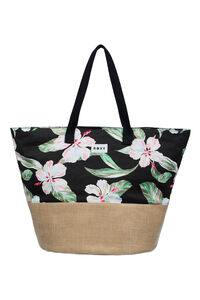 Roxy Bolsa playa rafia estampado