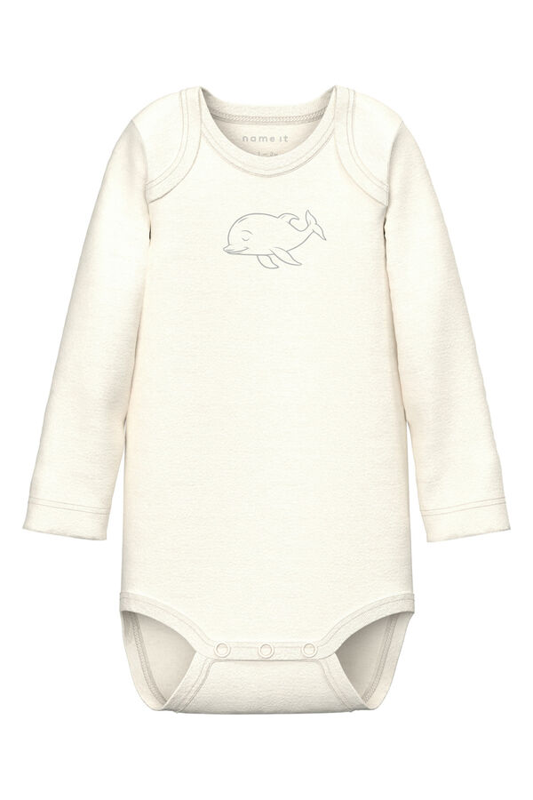Name it Set of 3 neutral baby dolphin bodysuits Siva