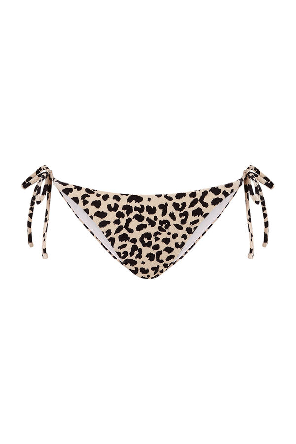 Womensecret Jaguar side-tie bikini bottoms imprimé