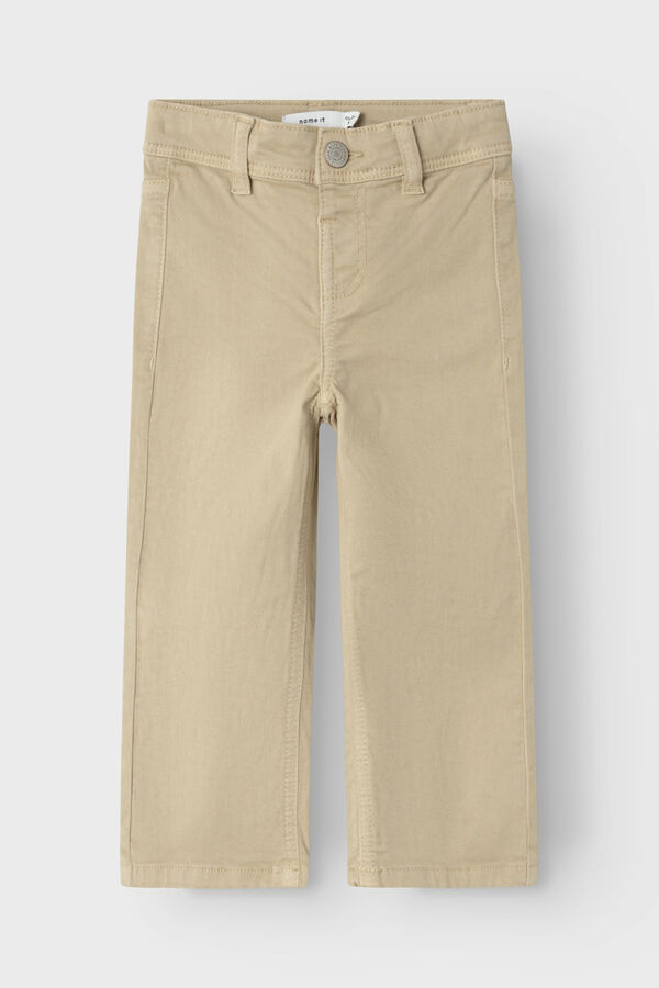 Name it Wide leg pants for girls Nude