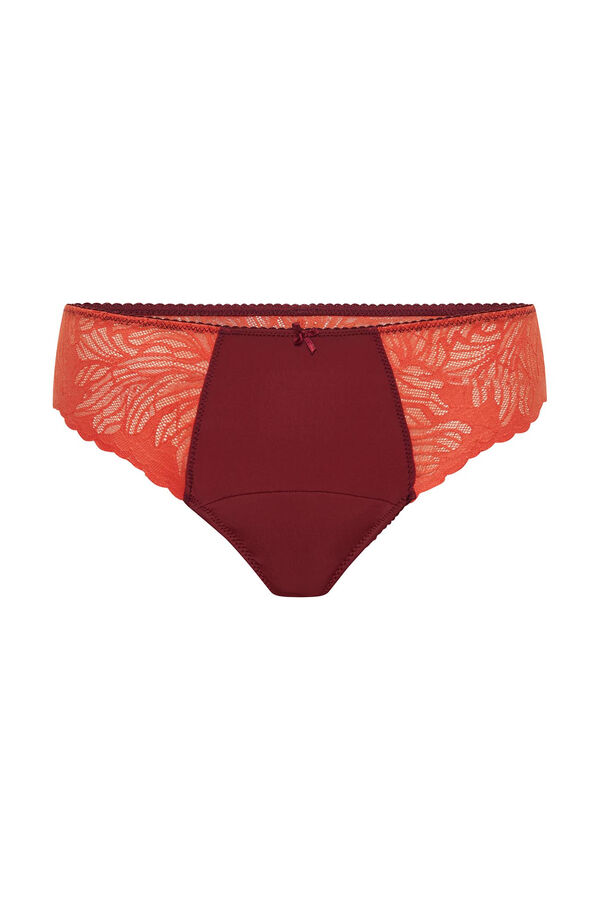 Modibodi lace menstrual thong printed