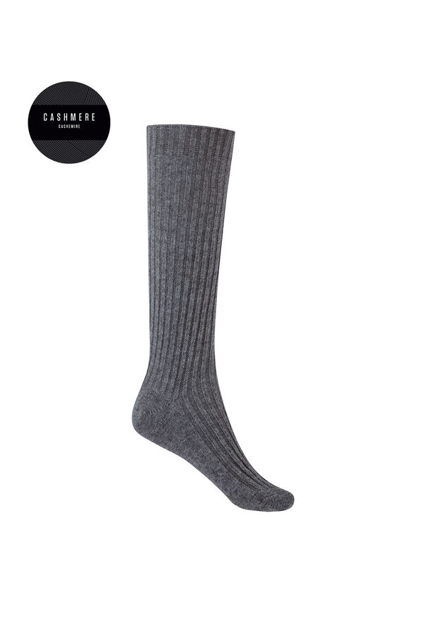 Punto Blanco Ribbed socks grey
