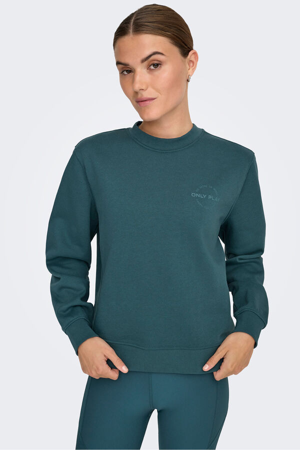Only Play Sudadera sin capucha azul
