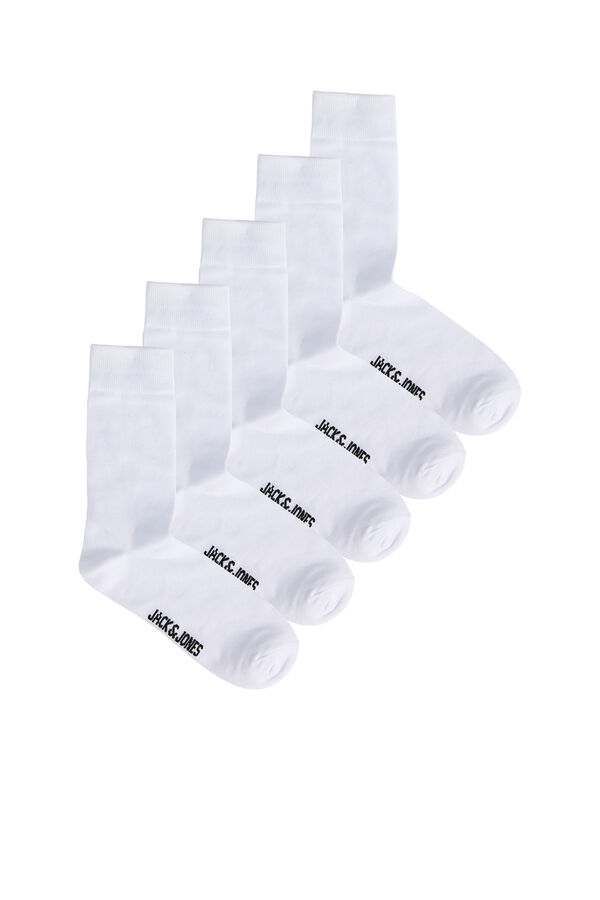 Jack & Jones Pack 5 cotton boxers white
