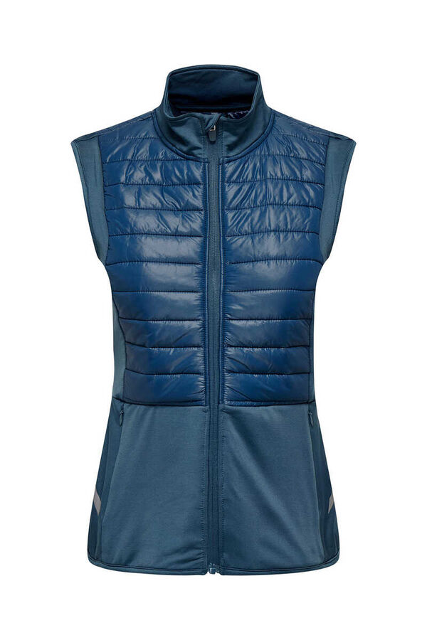 Womensecret Chaleco ultraligero quilted gilet blue