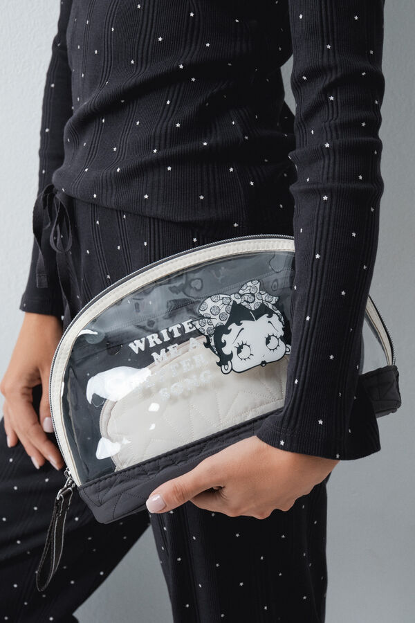 Women'secret Betty Boop vanity case pack grey