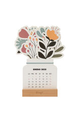 Mr. Wonderful 2025 desktop calendar with base to enjoy the year with enthusiasm Print
