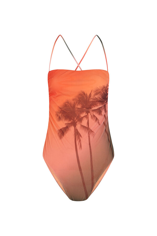 Women'secret Printed mesh straight swimwear printed