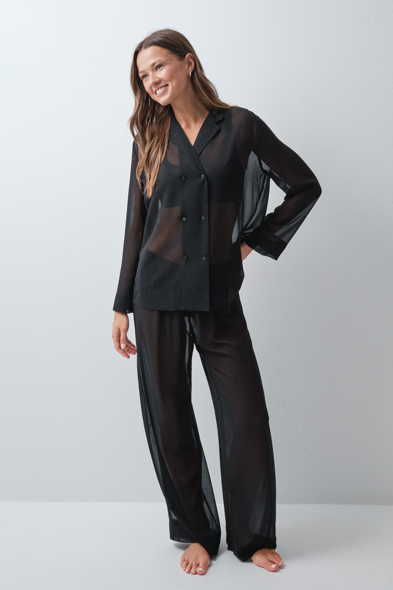 Women'secret Black classic pyjamas