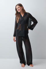 Women'secret Black classic pyjamas black
