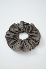Women'secret Plaid and animal print maxi scrunchie beige