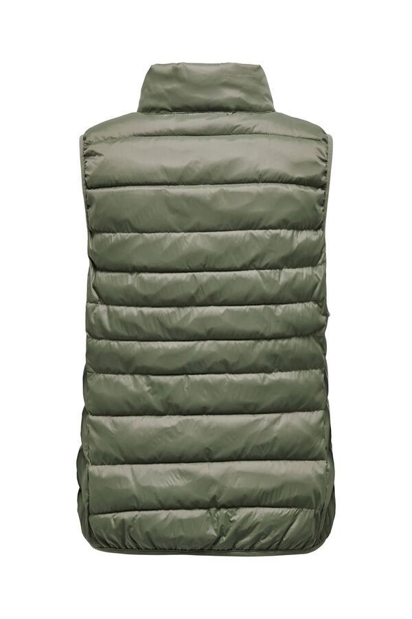 Only Play Colete acolchoado verde