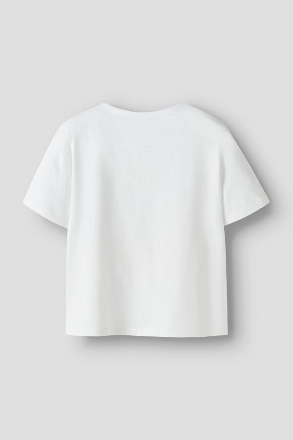 Name it Short sleeve girl's T-shirt MINNIE white