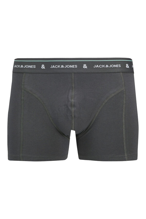 Jack & Jones Pacote x5 boxers curtos cinzento