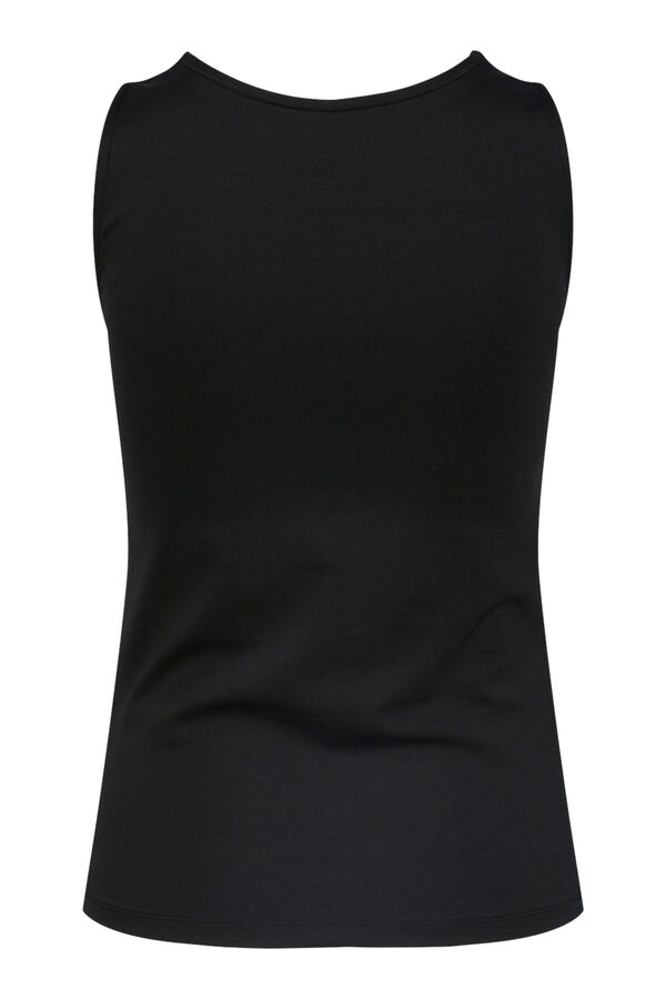 Pieces reversible basic bodysuit noir