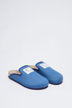 Womensecret Denim Snoopy clog slippers blue