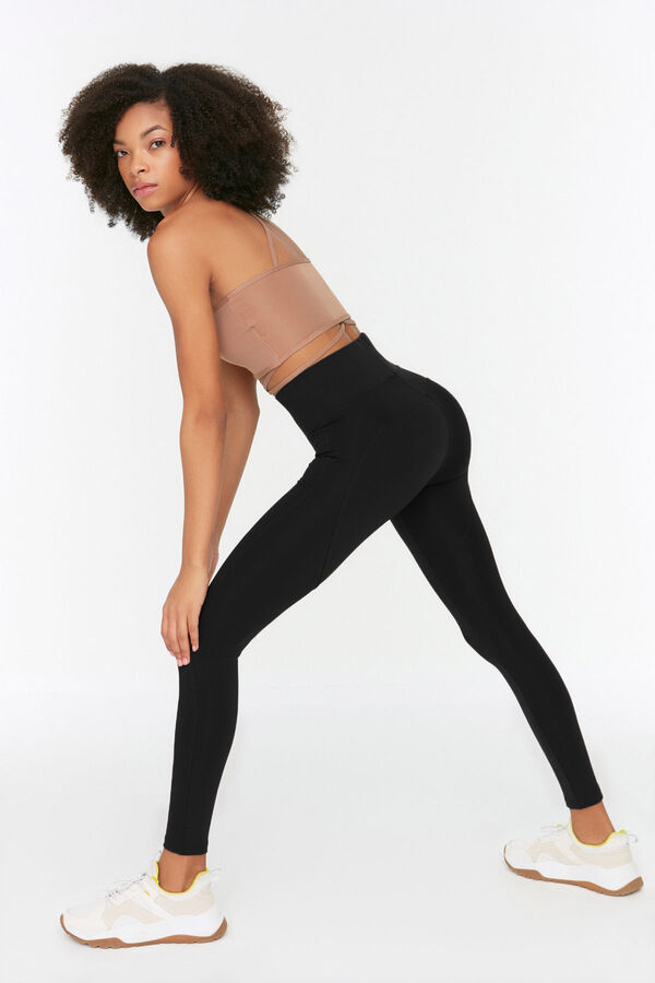 Trendyol Leggings deportivos largos push-up negros&nbsp;&nbsp; negro