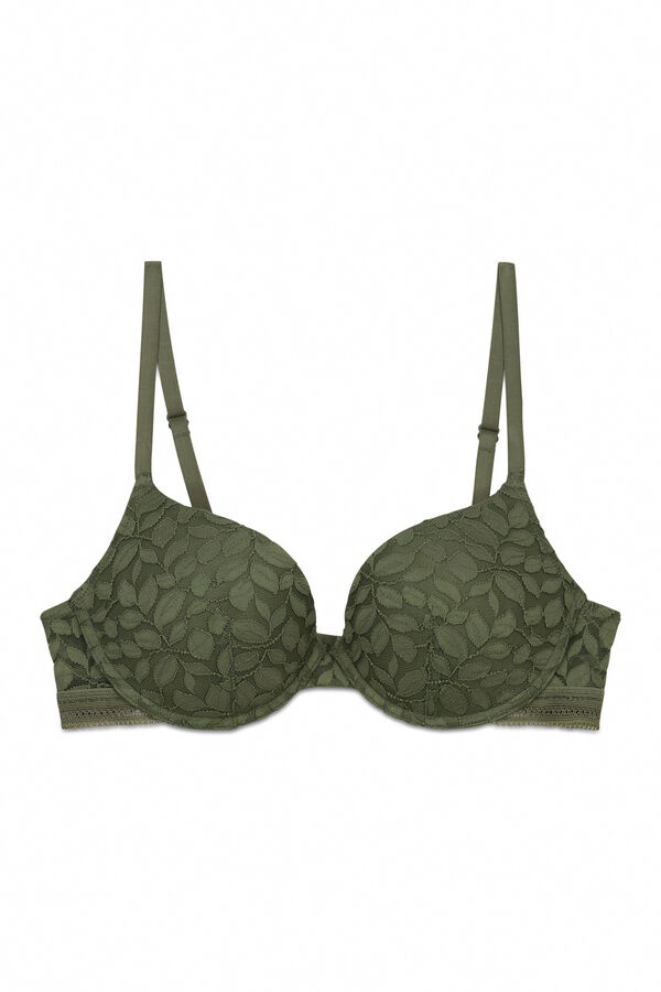 Women'secret Khaki lace GORGEOUS push-up bra beige