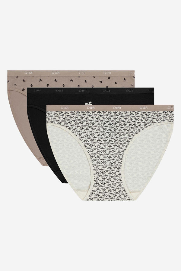 DIM Pack 3 bragas estampadas estampado