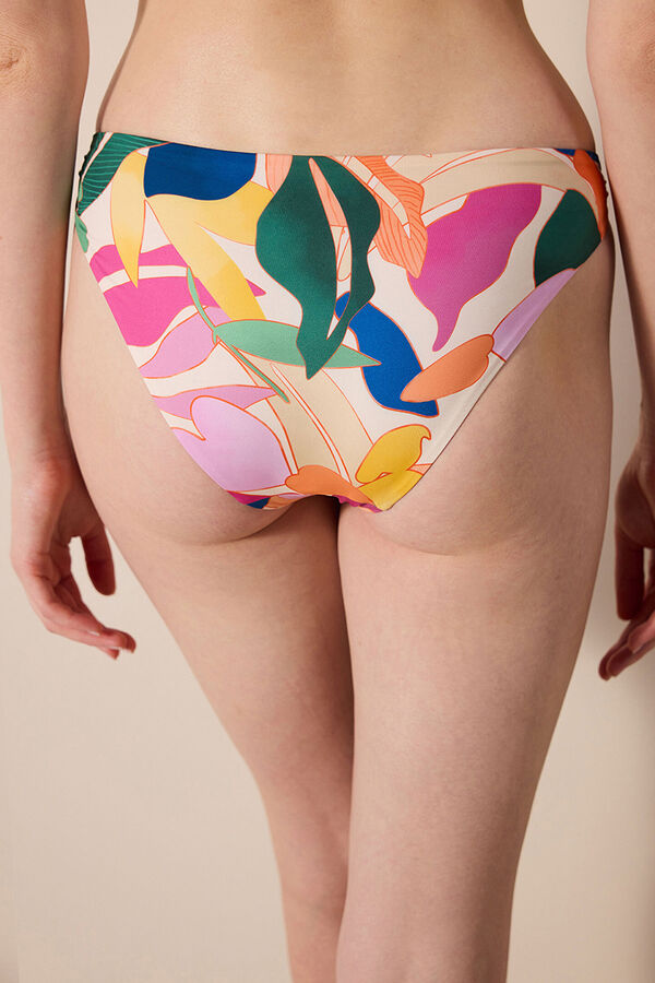 Womensecret Flower printed bikini bottom printed