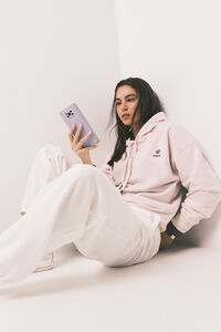 HI&BYE Bele pamučne jogger pantalone