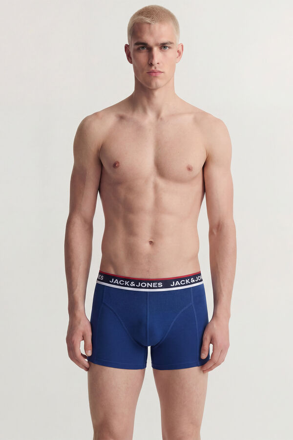 Jack & Jones Cotton trunk boxers pink