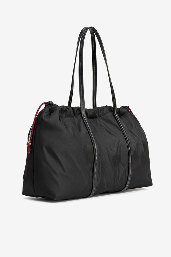 Vilanova Bolso Shopper de Nylon negro