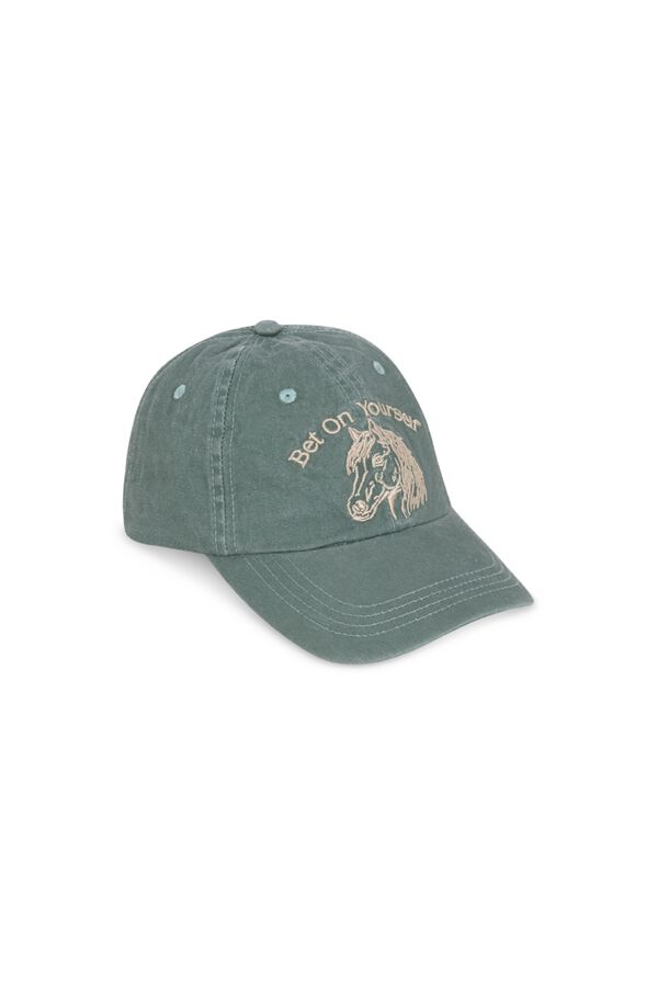 Women'secret Green cotton horse cap green