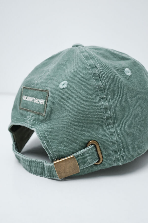 Women'secret Green cotton horse cap green