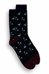 Kiff-Kiff Navy blue men's socks blue