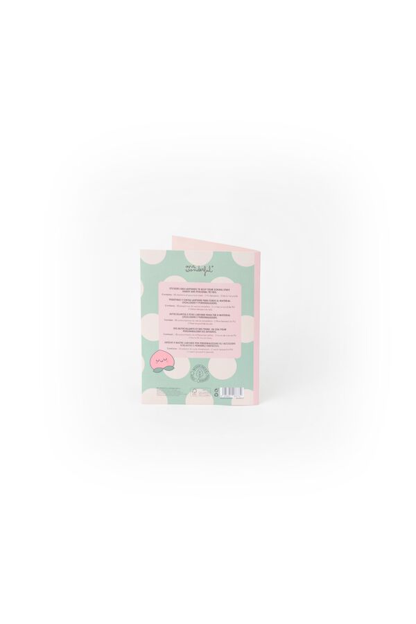 Mr. Wonderful School customisation set: Stickers and lanyards - Bee, peach, cat and star. printed