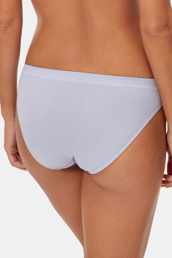 DIM Pack de dos bragas altas invisibles sin costuras microfibra estampado