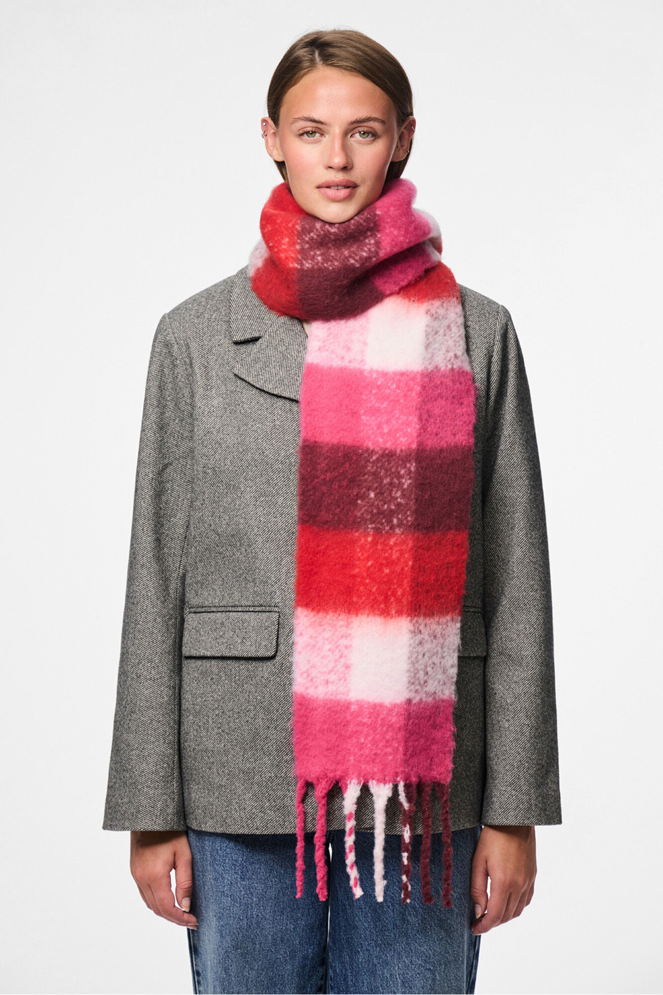 Pieces Bufanda b&aacute;sica flecos